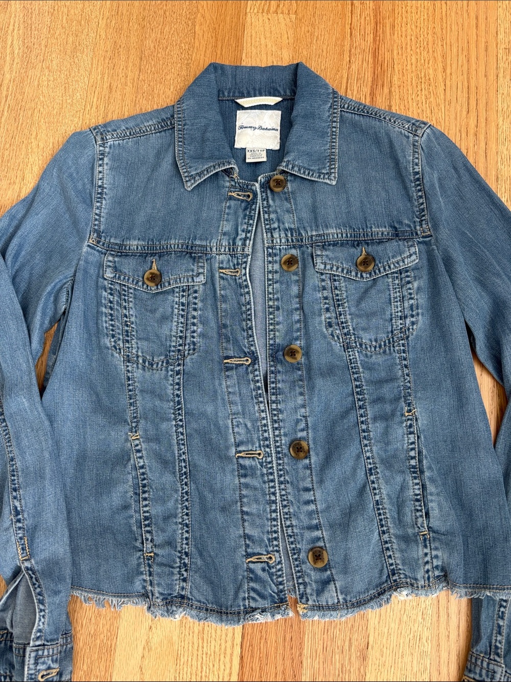 Tommy Bahama O'Lei Chambray Denim Jacket XXS